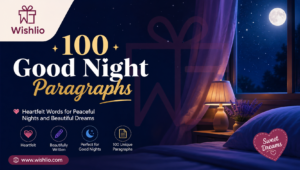 Read more about the article 100 Good Night Paragraphs – Sweet Messages Before Sleep