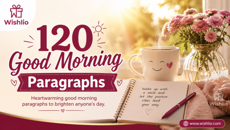 120 Good Morning Paragraphs