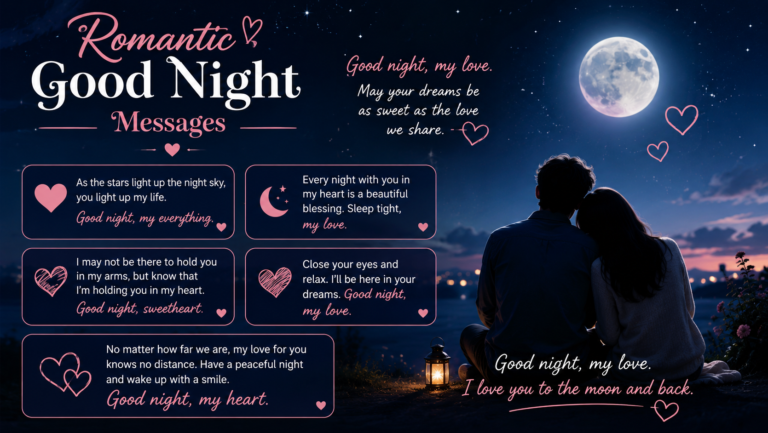 Romantic Good Night Messages