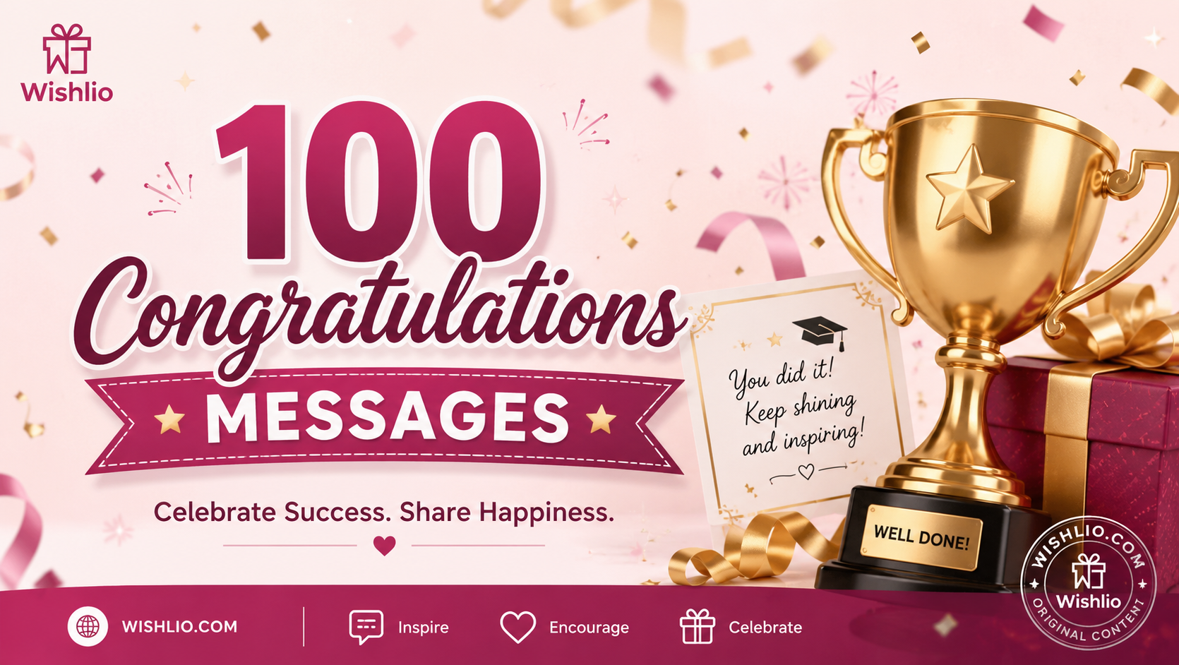 You are currently viewing 100 Congratulations Messages – Celebrate Every Success