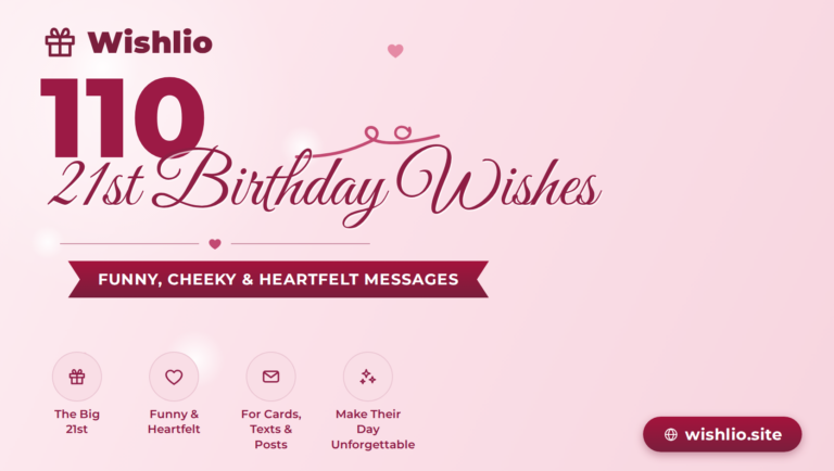 110 original 21st birthday wishes — funny, cheeky and heartfelt messages for cards, texts and social posts