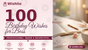 Read more about the article 100 Birthday Wishes for Boss: Professional & Warm