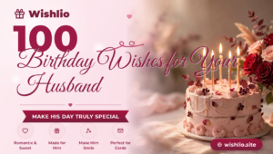 Read more about the article 100 Birthday Wishes for Husband to Make Him Smile