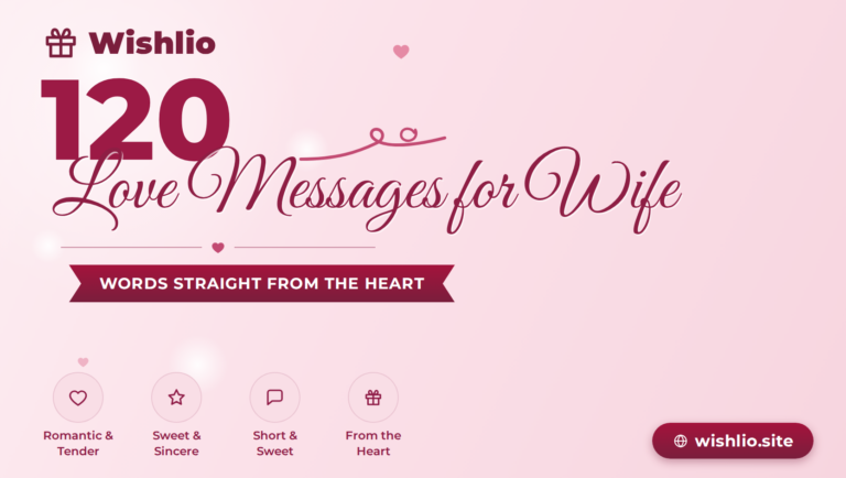 120 original love messages for wife — romantic texts, deep messages and sweet morning wishes in burgundy and pink